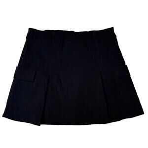 Active USA Black Pleated Cargo Mini Skirt - Skort - M